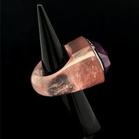 Ring Cianfrone Gioielli Woman in Gold Ametista ANOR-158-198 - ANOR-158-198